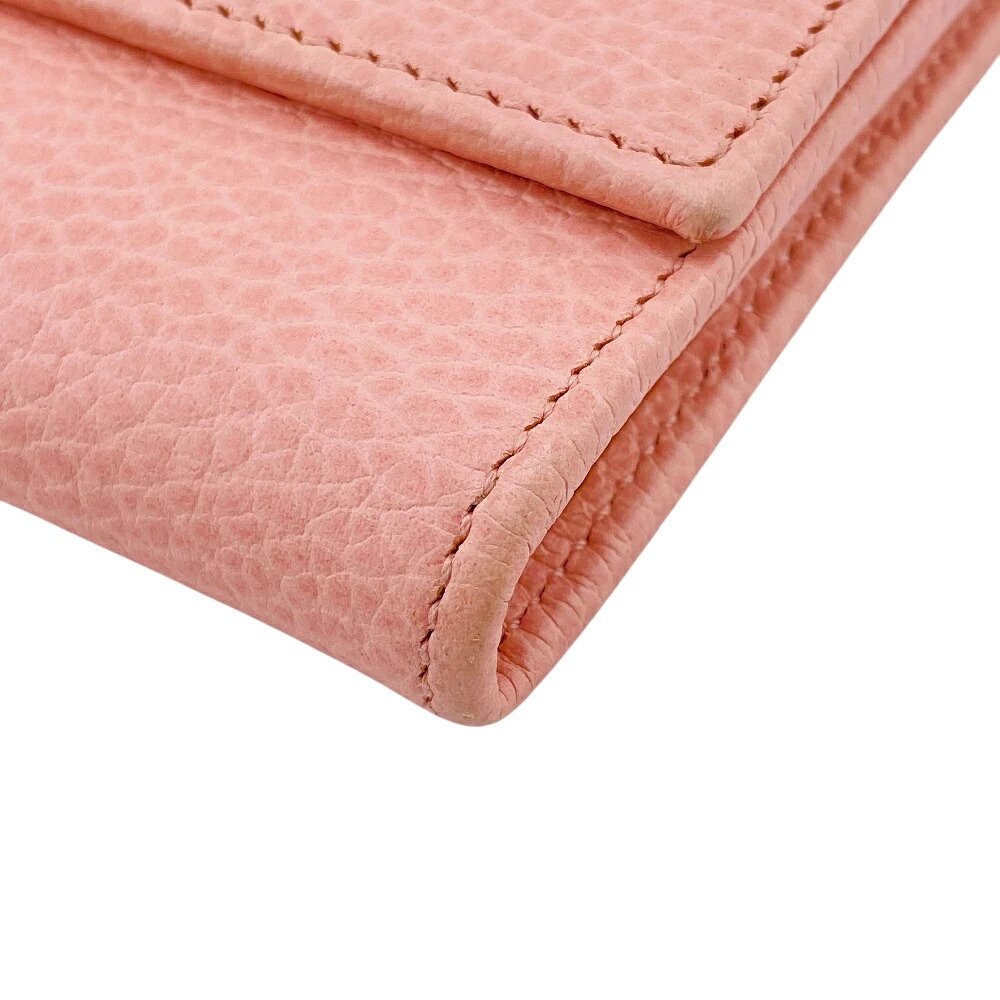 GUCCI Marmont Leather Long Wallet coin wallet Purse Pink - Picture 4 of 4